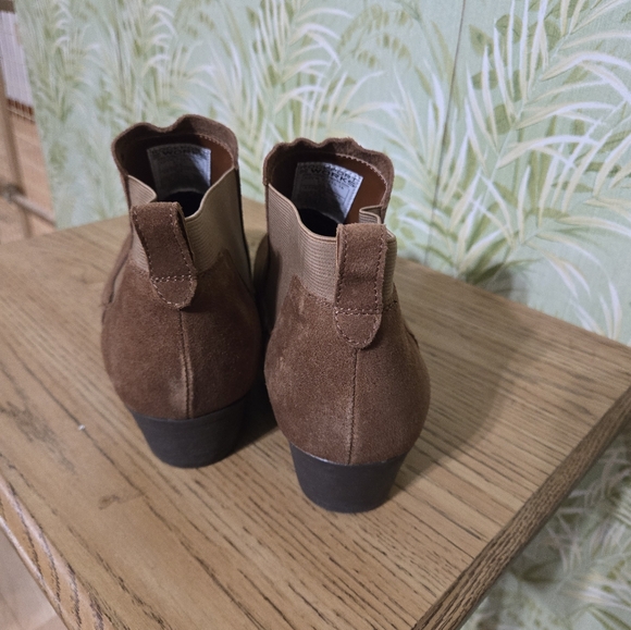 Rockport Works Junction View Women's Brown Twin Gore Slip-On Boot NWOB Size 10M - Picture 8 of 10